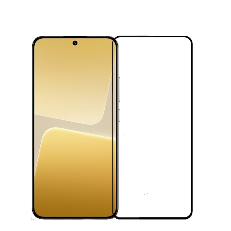 For Xiaomi 14 MOFI 9H 2.5D Full Screen Tempered Glass Film(Black) -  by MOFI | Online Shopping UK | buy2fix