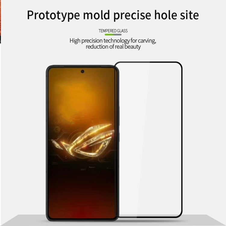 For ASUS Zenfone 11 Ultra PINWUYO 9H 2.5D Full Screen Tempered Glass Film(Black) - ASUS Tempered Glass by PINWUYO | Online Shopping UK | buy2fix