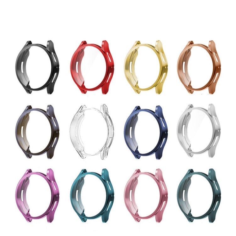 For Samsung Galaxy Watch 6 44mm Fully Enclosed TPU Watch Protective Case(Transparent) - Watch Cases by buy2fix | Online Shopping UK | buy2fix