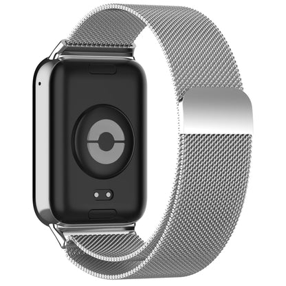 For Xiaomi Mi Band 8 Pro Milan Magnetic Steel Mesh Watch Band(Silver) - Watch Bands by buy2fix | Online Shopping UK | buy2fix