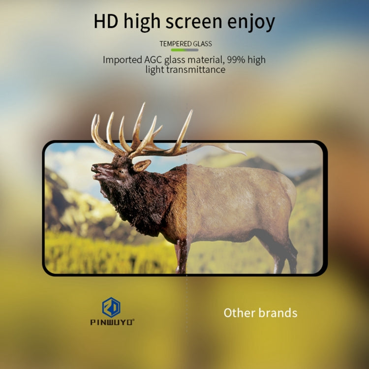 For Motorola Moto G24/G24 Power PINWUYO 9H 2.5D Full Screen Tempered Glass Film(Black) - Motorola Tempered Glass by PINWUYO | Online Shopping UK | buy2fix