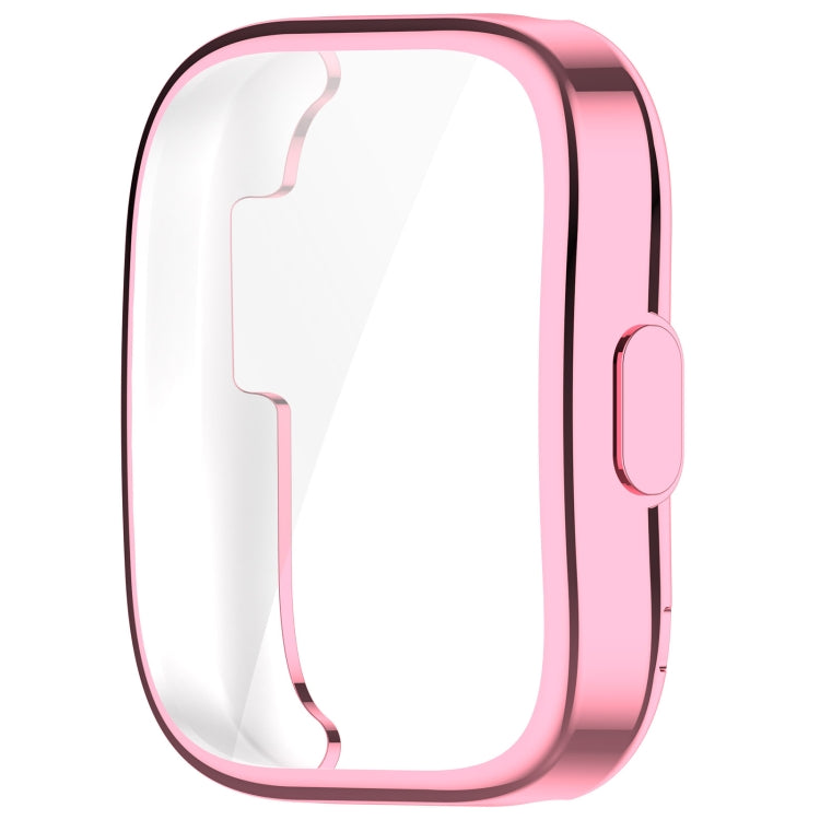 For Amazfit Bip 5 All-Inclusive TPU Protective Case(Pink) - Watch Cases by buy2fix | Online Shopping UK | buy2fix