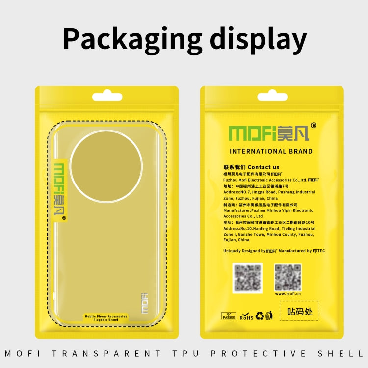 For Huawei Mate 60 Pro MOFI Ming Series Ultra-thin TPU Phone Case(Transparent) - Huawei Cases by MOFI | Online Shopping UK | buy2fix