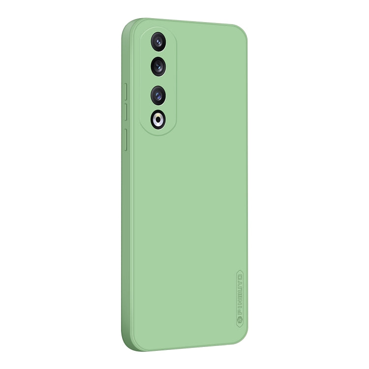 For Honor 90 Pro PINWUYO Sense Series Liquid Silicone TPU Phone Case(Green) - Honor Cases by PINWUYO | Online Shopping UK | buy2fix