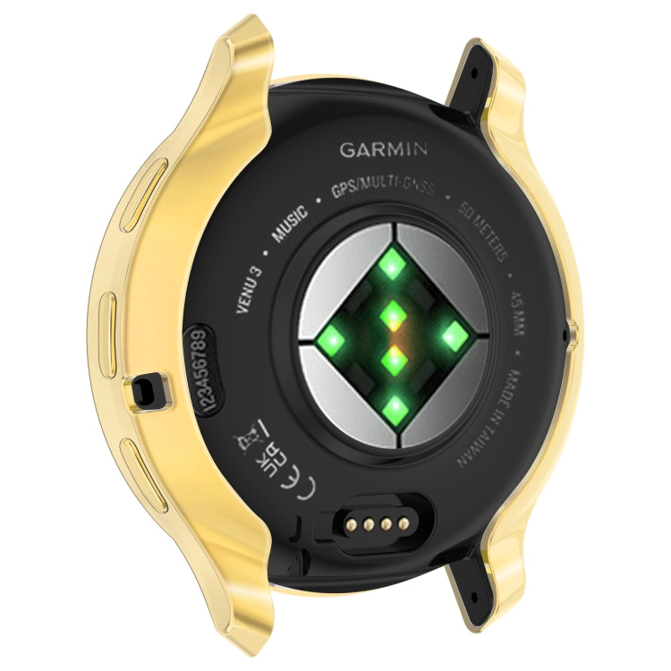 For Garmin Venu 3 TPU All-Inclusive Watch Protective Case(Gold) - Watch Cases by buy2fix | Online Shopping UK | buy2fix