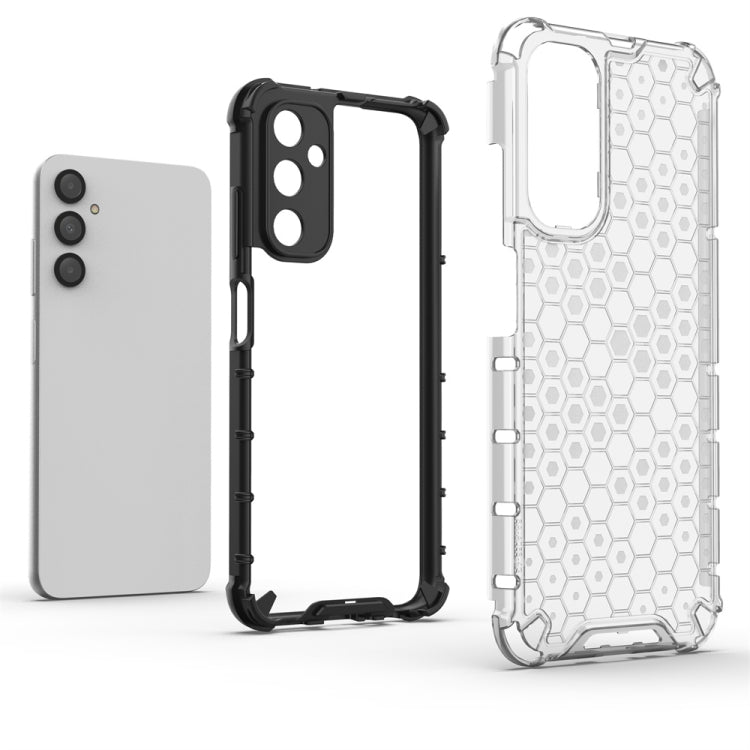 For Samsung Galaxy A05s Shockproof Honeycomb Phone Case(White) - Galaxy Phone Cases by buy2fix | Online Shopping UK | buy2fix