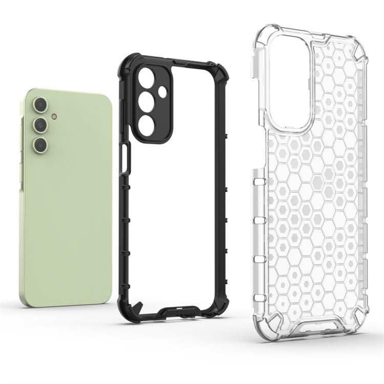 For Samsung Galaxy A15 Shockproof Honeycomb Phone Case(Green) - Galaxy Phone Cases by buy2fix | Online Shopping UK | buy2fix