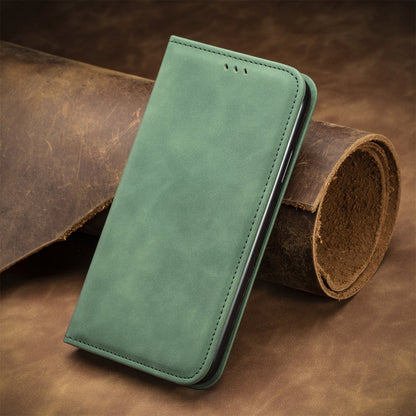 For Xiaomi Redmi A3 4G Retro Skin Feel Magnetic Flip Leather Phone Case(Green) - Xiaomi Cases by buy2fix | Online Shopping UK | buy2fix