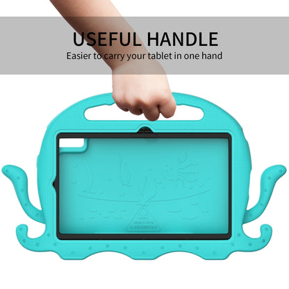 For Samsung Galaxy Tab S6 Lite 2024 Octopus Style EVA Hybrid PC Shockproof Tablet Case with Strap(Glacial Green) - Other Galaxy Tab PC by buy2fix | Online Shopping UK | buy2fix