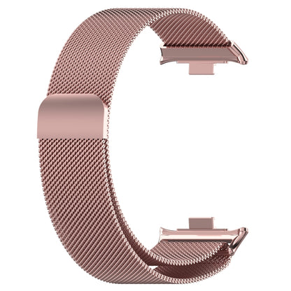 For Redmi Watch 4 Milan Magnetic Steel Mesh Watch Band(Pink) - Watch Bands by buy2fix | Online Shopping UK | buy2fix
