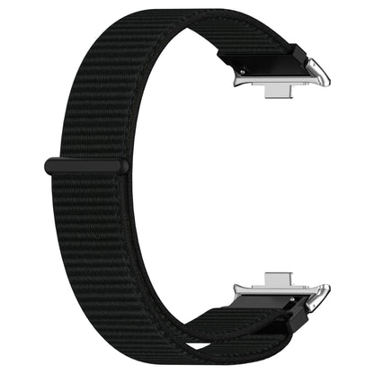 For Xiaomi Mi Band 8 Pro Nylon Loop Metal Connector Watch Band(Black) - Watch Bands by buy2fix | Online Shopping UK | buy2fix