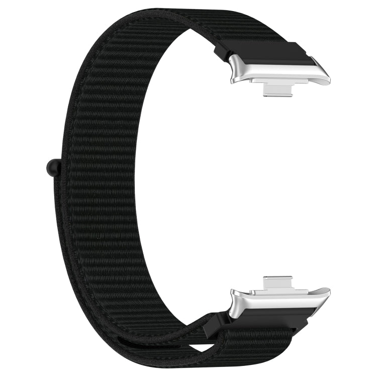 For Xiaomi Mi Band 8 Pro Nylon Loop Metal Connector Watch Band(Black) - Watch Bands by buy2fix | Online Shopping UK | buy2fix