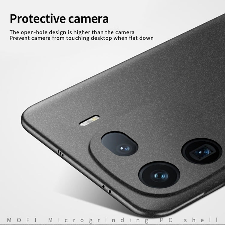 For vivo iQOO 12 Pro MOFI Fandun Series Frosted PC Ultra-thin All-inclusive Phone Case(Gray) - iQOO 12 Pro Cases by MOFI | Online Shopping UK | buy2fix