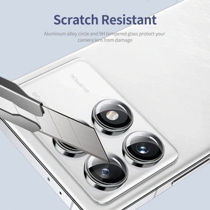 For Redmi K70 / K70 Pro / K70E ENKAY Hat-Prince 9H Rear Camera Lens Aluminium Alloy Tempered Glass Film(Silver) - K70 Tempered Glass by ENKAY | Online Shopping UK | buy2fix