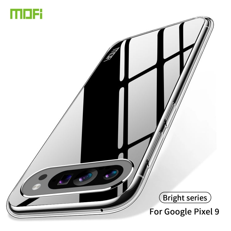 For Google Pixel 9 MOFI Ming Series Transparent Ultra-thin TPU Phone Case(Transparent) - Google Cases by MOFI | Online Shopping UK | buy2fix