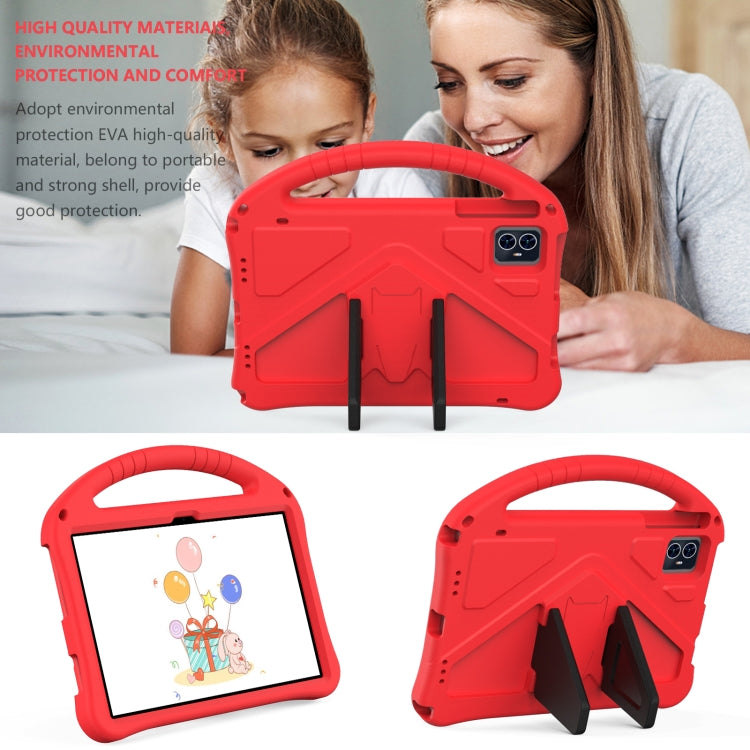 For Blackview Tab 80 10.1 2023 EVA Shockproof Tablet Case with Holder(Red) - Others by buy2fix | Online Shopping UK | buy2fix