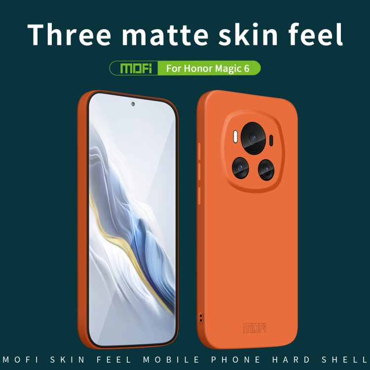 For Honor Magic6 MOFI Qin Series Skin Feel All-inclusive PC Phone Case(Green) - Honor Cases by MOFI | Online Shopping UK | buy2fix