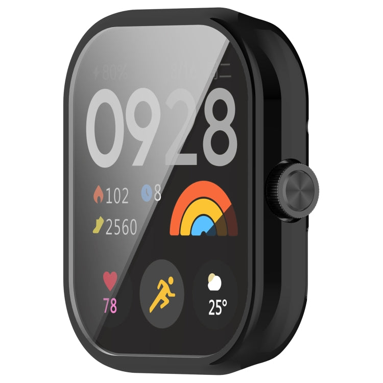 For Redmi Watch 4 Full Package TPU Electroplated Watch Protective Case(Black) - Watch Cases by buy2fix | Online Shopping UK | buy2fix