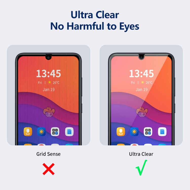 For Samsung Galaxy A15 4G / 5G 2pcs ENKAY Hat-Prince 360 Degree Anti-peeping Privacy Full Screen Tempered Glass Film - Galaxy Tempered Glass by ENKAY | Online Shopping UK | buy2fix