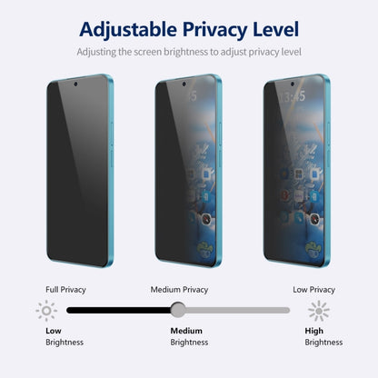 For Samsung Galaxy A54 5G 5pcs ENKAY Hat-Prince 360 Degree Anti-peeping Privacy Full Screen Tempered Glass Film - Galaxy Tempered Glass by ENKAY | Online Shopping UK | buy2fix