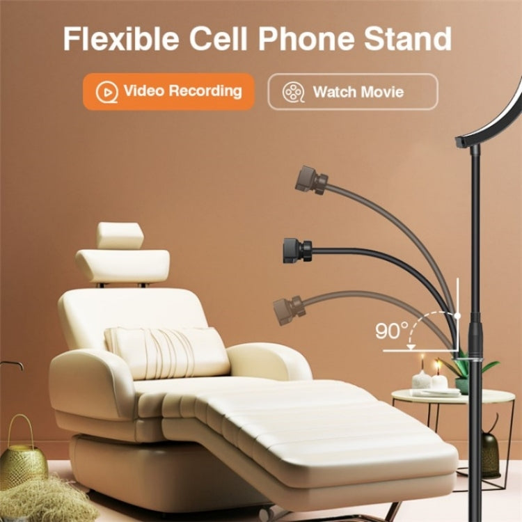 HD-G63X Floor Standing Remote Dimming LED Moon Lamp Manicure Eyelash Beauty Lamp(UK Plug) - Selfie Light by buy2fix | Online Shopping UK | buy2fix