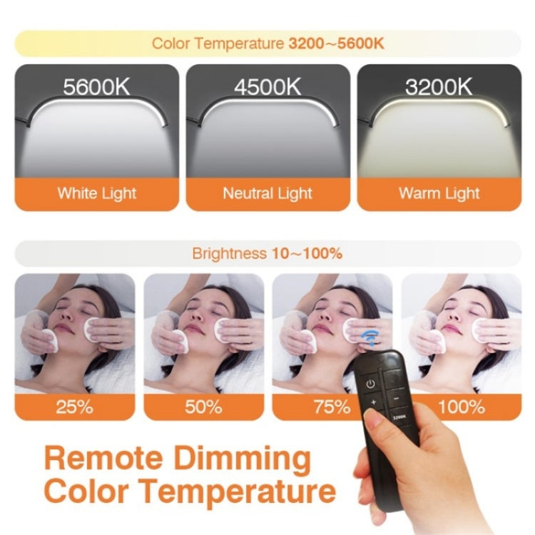 HD-G63X Floor Standing Remote Dimming LED Moon Lamp Manicure Eyelash Beauty Lamp(US Plug) - Selfie Light by buy2fix | Online Shopping UK | buy2fix