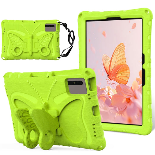 For Samsung Galaxy Tab S7 T870 Butterfly Bracket EVA Shockproof Tablet Case(Grass Green) - Galaxy Tab S7 by buy2fix | Online Shopping UK | buy2fix