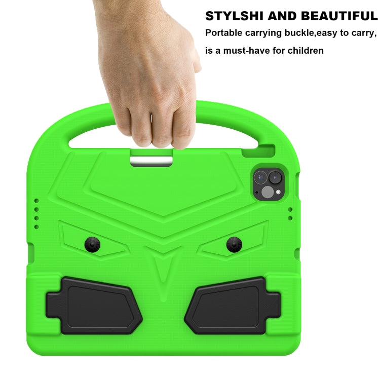 For iPad Pro 11 2024 Sparrow Style Shockproof Kickstand EVA Tablet Case(Green) - iPad Pro 11 2024 Cases by buy2fix | Online Shopping UK | buy2fix