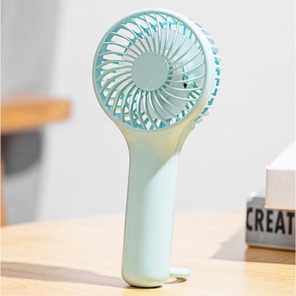 S13 Portable Summer Cooling Fan Hanging Buckle Mini 3 Wind Speed Handheld Fan(Baby Blue) - Electric Fans by buy2fix | Online Shopping UK | buy2fix