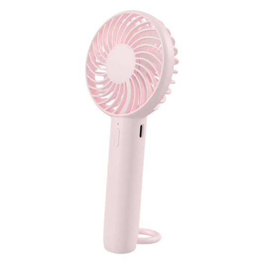 S3 3 Speed Low Noise Hanging Hole Desk Fan Portable Rechargeable Handheld Cooling Fan(Pink) - Electric Fans by buy2fix | Online Shopping UK | buy2fix