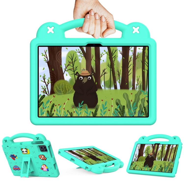 For Walmart ONN 10.1 Gen4 2024 Handle Kickstand Children EVA Shockproof Tablet Case(Mint Green) - Others by buy2fix | Online Shopping UK | buy2fix