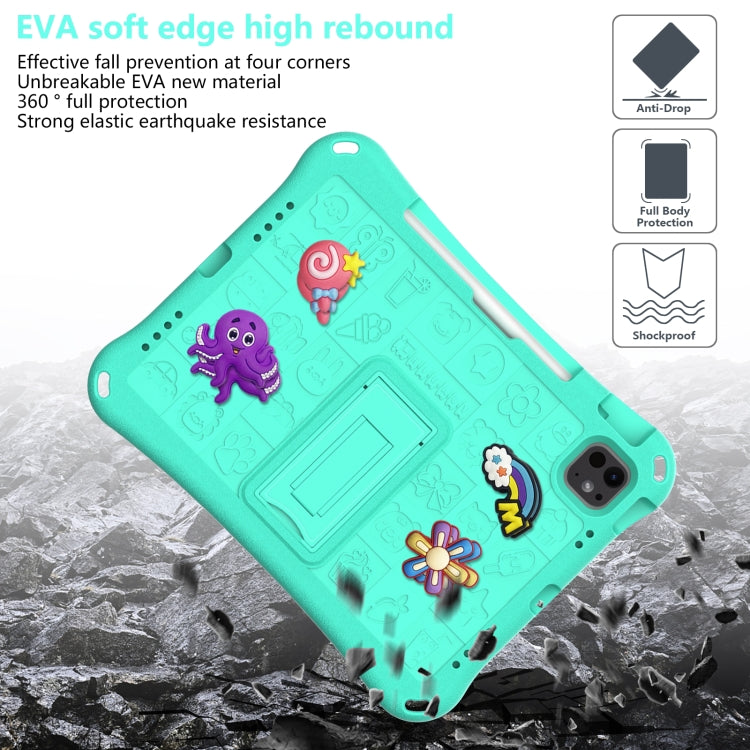 For iPad Pro 11 2024 Hi Baby EVA Full Body Tablet Case with Strap(Mint Green) - iPad Pro 11 2024 Cases by buy2fix | Online Shopping UK | buy2fix