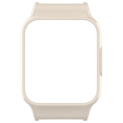 For Redmi Watch 3 Active Half Pack PC Watch Protective Case(Creamy White) - Watch Cases by buy2fix | Online Shopping UK | buy2fix