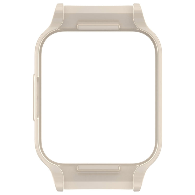 For Redmi Watch 3 Active Half Pack PC Watch Protective Case(Creamy White) - Watch Cases by buy2fix | Online Shopping UK | buy2fix