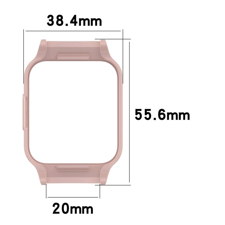 For Redmi Watch 3 Half Pack PC Watch Protective Case(Transparent) - Watch Cases by buy2fix | Online Shopping UK | buy2fix