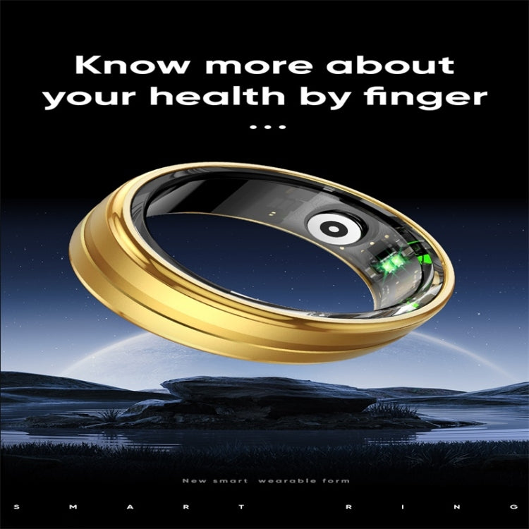 R06 SIZE 8 Smart Ring, Support Heart Rate / Blood Oxygen / Sleep Monitoring / Multiple Sports Modes(Black) - Smart Rings / Smart Telephones by buy2fix | Online Shopping UK | buy2fix