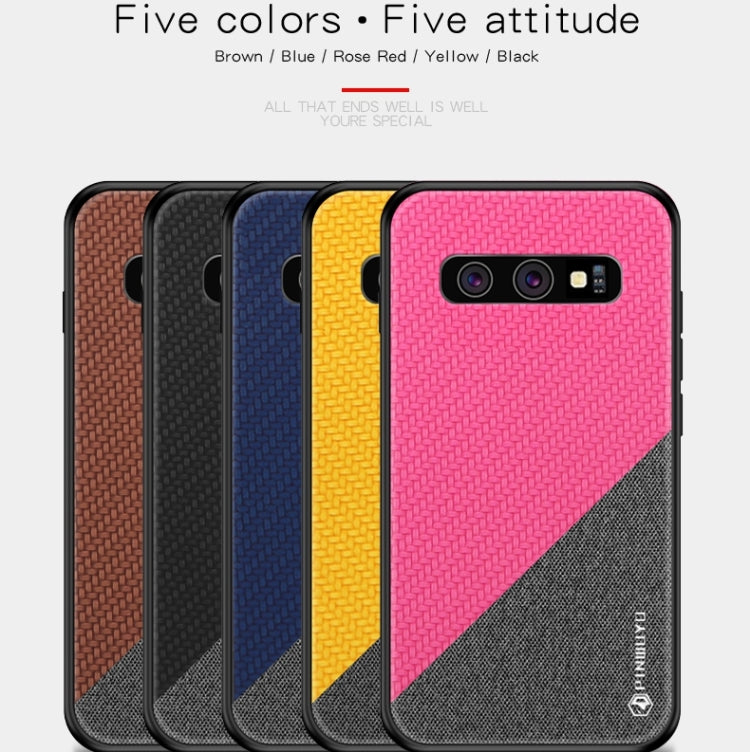 PINWUYO Honors Series Shockproof PC + TPU Protective Case for Galaxy S10(Black) - Galaxy Phone Cases by PINWUYO | Online Shopping UK | buy2fix