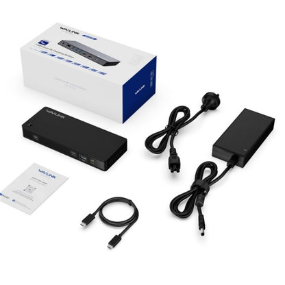 WAVLINK UTD22 Support 96W Laptop Charging USB4 Docking Station Dual Monitor USB-C Hub(US Plug) -  by WAVLINK | Online Shopping UK | buy2fix