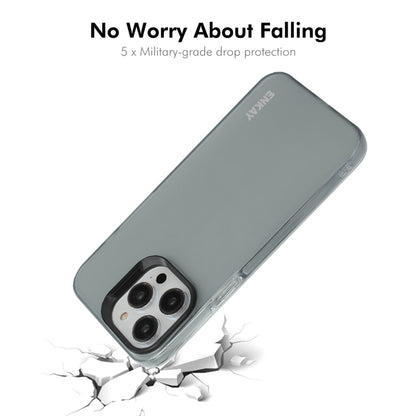 For iPhone 16 Pro ENKAY Hat-Prince Translucent Matte TPU Soft Phone Case(Grey) - iPhone 16 Pro Cases by ENKAY | Online Shopping UK | buy2fix