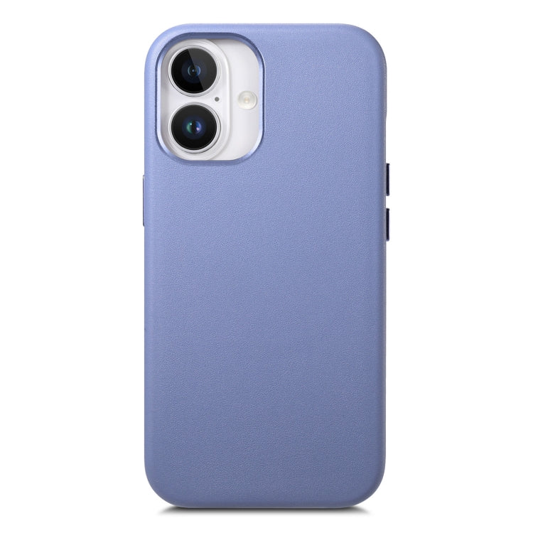 For iPhone 16 Plus Electroplated Metal Button Shockproof Phone Case(Blue) - iPhone 16 Plus Cases by buy2fix | Online Shopping UK | buy2fix