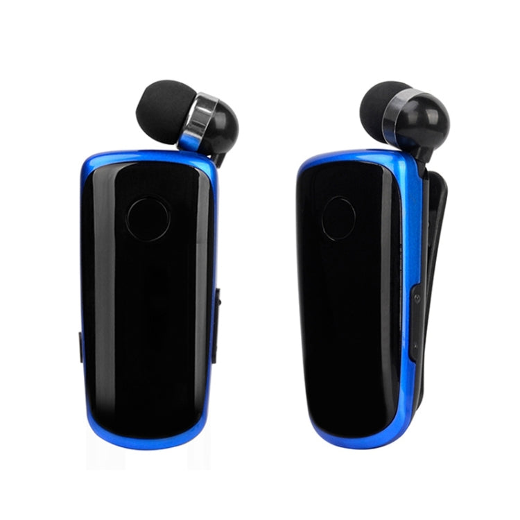 K39 Wireless Bluetooth Headset CSR DSP chip In-Ear Vibrating Alert Wear Clip Hands Free Earphone (Blue) - Bluetooth Earphone by buy2fix | Online Shopping UK | buy2fix