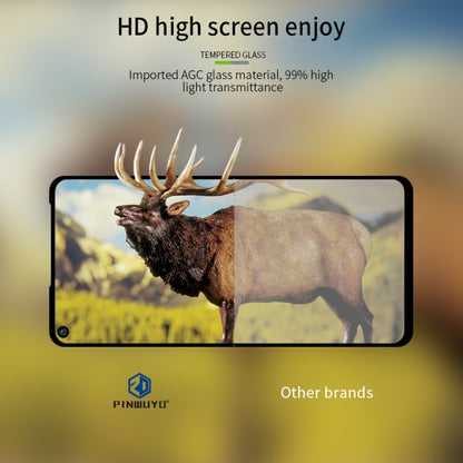 PINWUYO 9H 2.5D Full Screen Tempered Glass Film For Huawei Nova5i Pro（Black） - Huawei Tempered Glass by PINWUYO | Online Shopping UK | buy2fix