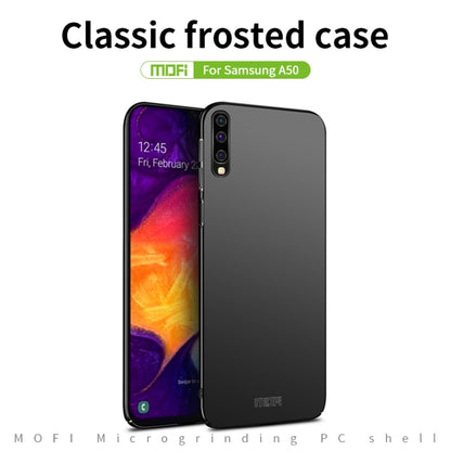 For Galaxy A50 MOFI Frosted PC Ultra-thin Hard Case(Blue) - Galaxy Phone Cases by MOFI | Online Shopping UK | buy2fix