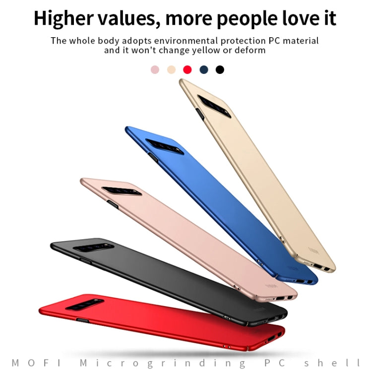 For Galaxy S10 5G MOFI Frosted PC Ultra-thin Hard Case(Red) - Galaxy Phone Cases by MOFI | Online Shopping UK | buy2fix