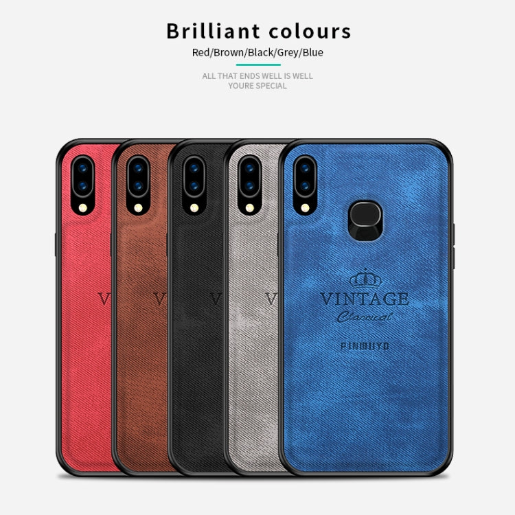 For Galaxy A10S PINWUYO Zun Series PC + TPU + Skin Waterproof And Anti-fall All-inclusive Protective Shell(Blue) - Galaxy Phone Cases by PINWUYO | Online Shopping UK | buy2fix