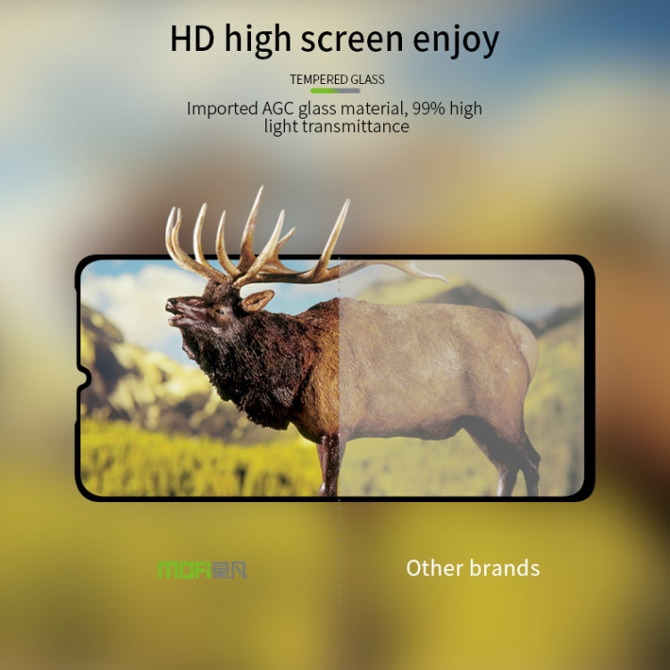For Xiaomi 9 Lite MOFI 9H 2.5D Full Screen Tempered Glass Film(Black) -  by MOFI | Online Shopping UK | buy2fix