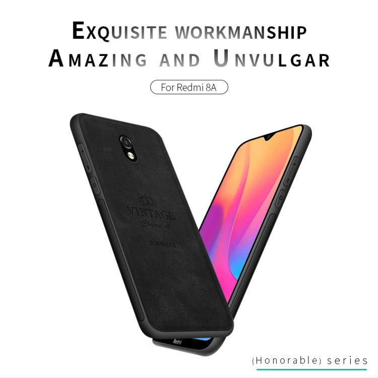 For Xiaomi RedMi 8A PINWUYO Zun Series PC + TPU + Skin Waterproof And Anti-fall All-inclusive Protective Shell(Gray) - Xiaomi Cases by PINWUYO | Online Shopping UK | buy2fix