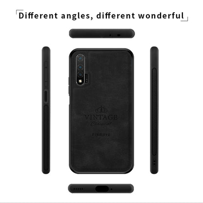 For Huawei Nova 6 PINWUYO Zun Series PC + TPU + Skin Waterproof And Anti-fall All-inclusive Protective Shell(Grey) - Huawei Cases by PINWUYO | Online Shopping UK | buy2fix