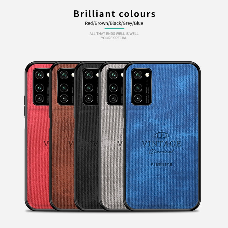 For Huawei Honor V30 / V30 Pro PINWUYO Zun Series PC + TPU + Skin Waterproof And Anti-fall All-inclusive Protective Shell(Blue) - Honor Cases by PINWUYO | Online Shopping UK | buy2fix