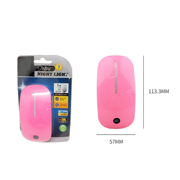 A66 Mouse Type LED Intelligent Light Control Night Light, Plug:EU Plug(Blue) - Sensor LED Lights by buy2fix | Online Shopping UK | buy2fix